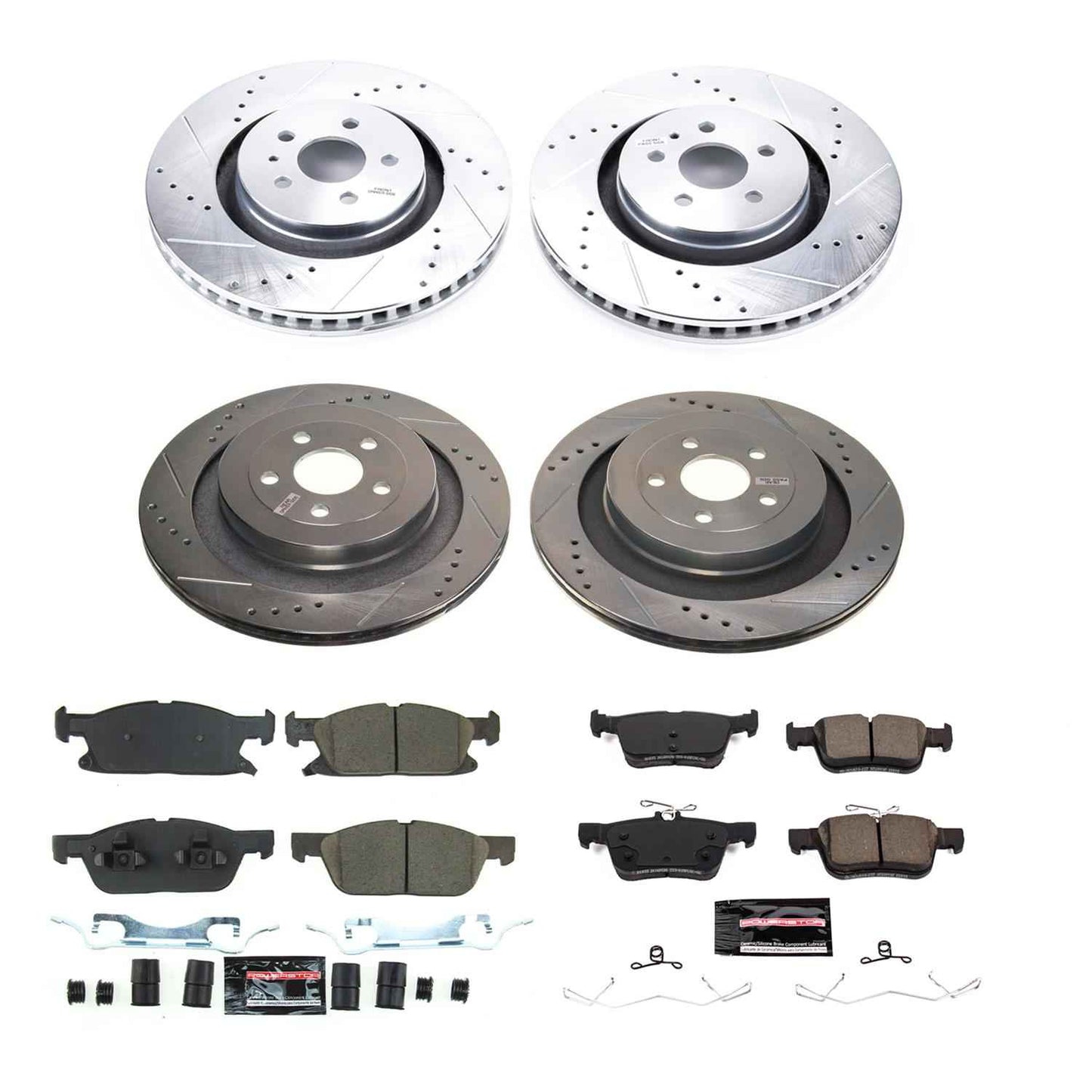PowerStop Z23 Evolution Sport Brake Upgrade Kits for 2019-2021 EDGE, NAUTILUS - K8535