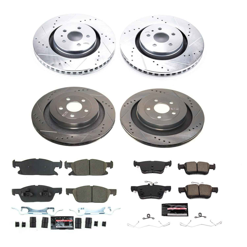 PowerStop Z23 Evolution Sport Brake Upgrade Kits for 2019-2021 EDGE, NAUTILUS - K8535 PowerStop Autoparts