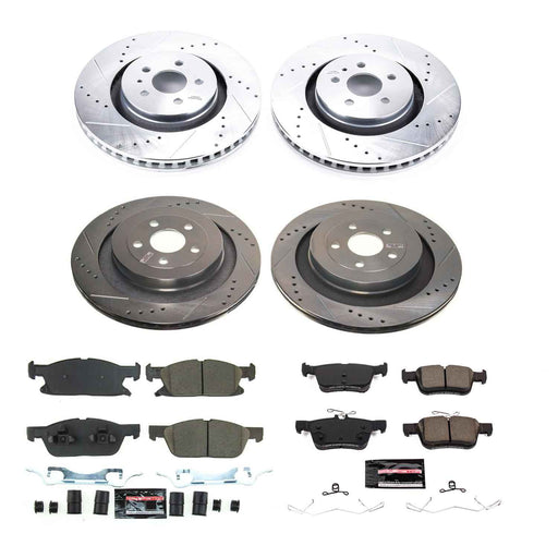 PowerStop Z23 Evolution Sport Brake Upgrade Kits for 2019-2021 EDGE, NAUTILUS - K8535 PowerStop Autoparts