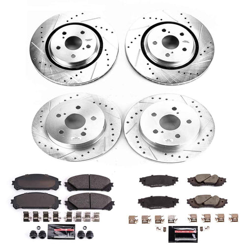 PowerStop Z23 Evolution Sport Brake Upgrade Kits for 2020-2021 AVALON, 2020-2024 CAMRY - K8633 PowerStop Autoparts