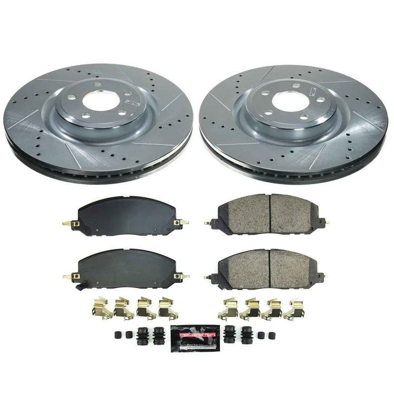 PowerStop Z23 Evolution Sport Brake Upgrade Kits for 2020-2025 POLICE INTERCEPTOR UTILITY, EXPLORER, 2020-2023 AVIATOR - K8673 PowerStop Autoparts