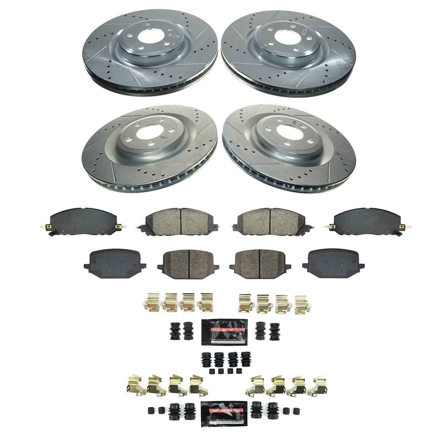 PowerStop Z36 Truck and Tow Brake Upgrade Kits for 2020-2025 POLICE INTERCEPTOR UTILITY, EXPLORER, 2020-2023 AVIATOR - K8694-36