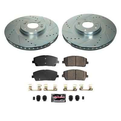 PowerStop Z23 Evolution Sport Brake Upgrade Kits for 2020-2025 PALISADE, 2020-2024 TELLURIDE - K8750 PowerStop Autoparts