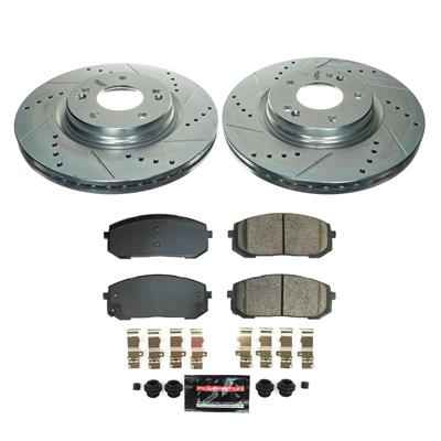 PowerStop Z23 Evolution Sport Brake Upgrade Kits for 2021-2024 ELANTRA, K5, 2020-2024 SONATA - K8752 PowerStop Autoparts