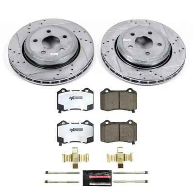 PowerStop Z26 Street Warrior Brake Upgrade Kits for 2018-2024 DURANGO, 2018-2021 GRAND CHEROKEE - K8758-26