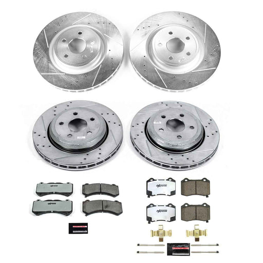 PowerStop Z26 Street Warrior Brake Upgrade Kits for 2018-2020 DURANGO, GRAND CHEROKEE - K8760-26 PowerStop Autoparts
