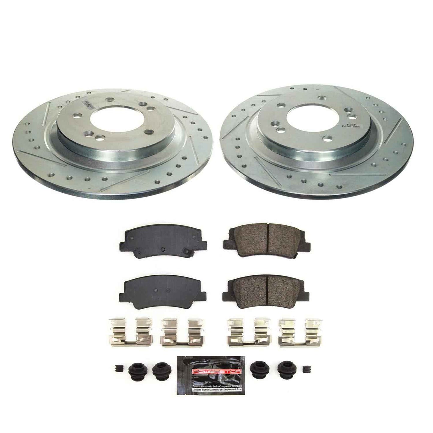 PowerStop Z23 Evolution Sport Brake Upgrade Kits for 2021-2024 K5, 2020-2024 SONATA - K8772