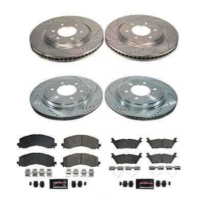 PowerStop Z23 Evolution Sport Brake Upgrade Kits for 2022-2024 EXPEDITION, NAVIGATOR, 2021-2024 F-150 - K8803