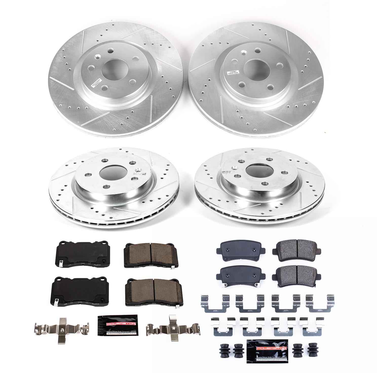 PowerStop Z23 Evolution Sport Brake Upgrade Kits for 2013-2019 XTS - K8885