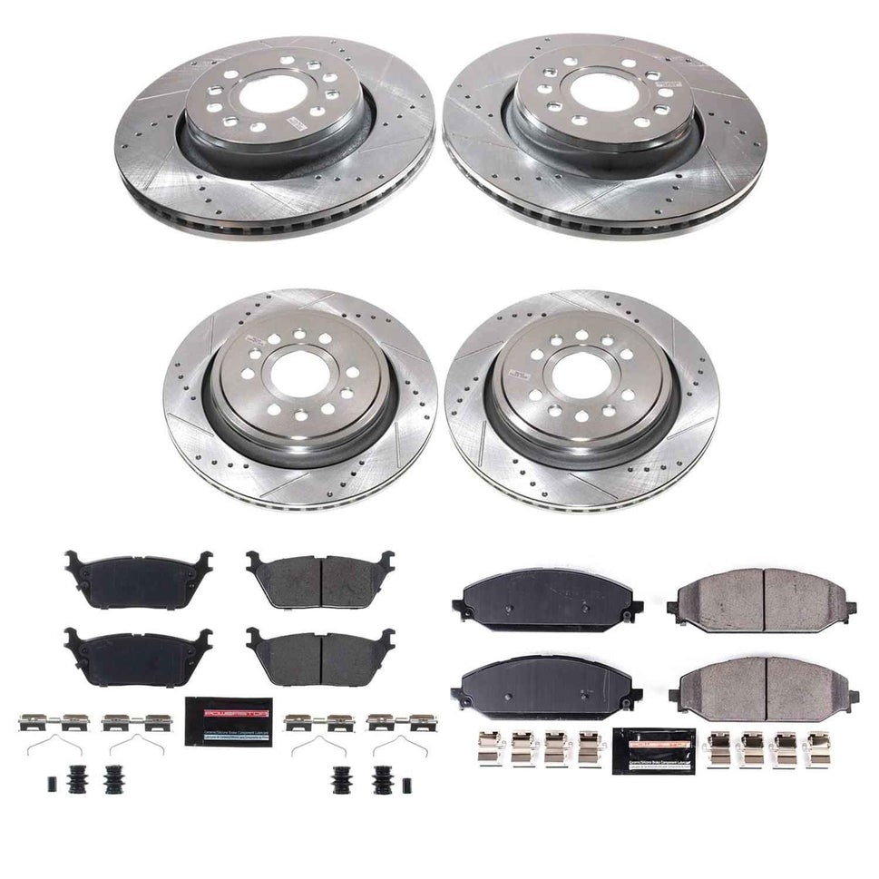 PowerStop Z23 Evolution Sport Brake Upgrade Kits K8902