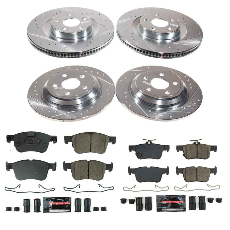 PowerStop Z23 Evolution Sport Brake Upgrade Kits for 2023 BRONCO SPORT, 2022-2024 MAVERICK - K8940 PowerStop Autoparts