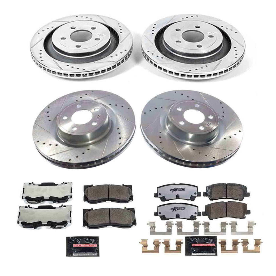 PowerStop Z26 Street Warrior Brake Upgrade Kits for 2021-2023 MUSTANG - K9030-26
