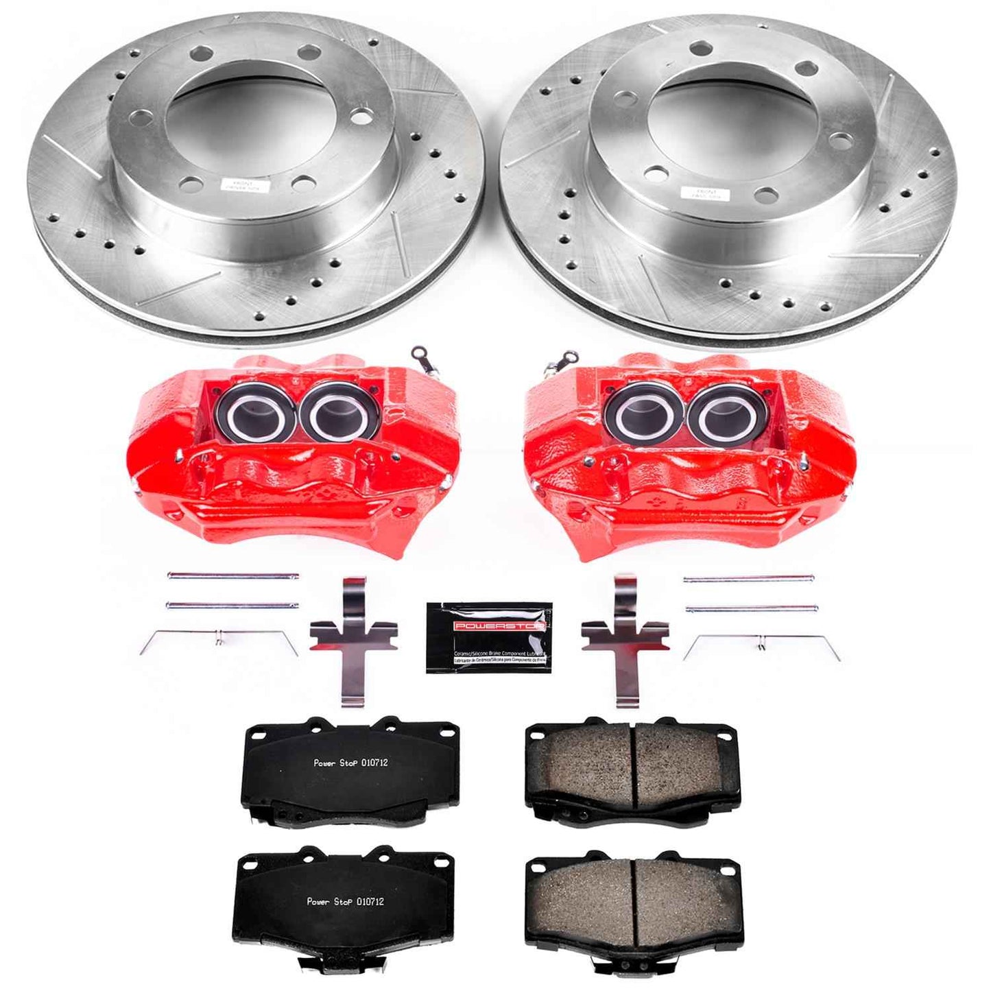 PowerStop Z23 Evolution Sport Brake Upgrade Kits with Calipers for 1995-2002 4RUNNER - KC1233