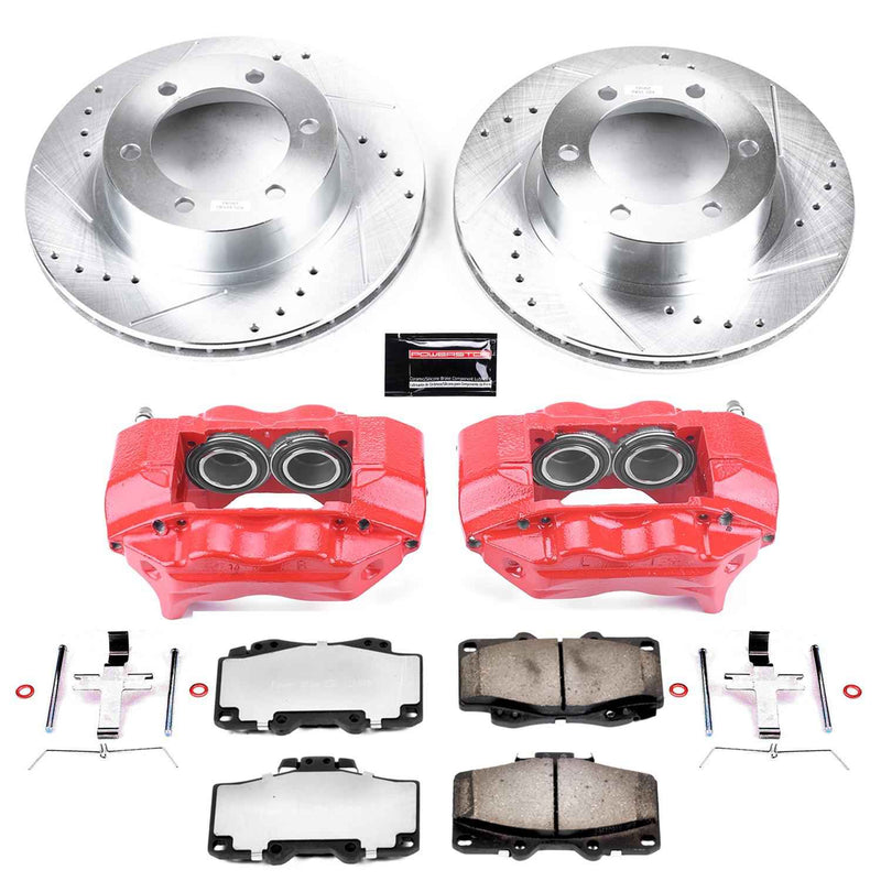 PowerStop Z36 Truck and Tow Brake Upgrade Kits with Calipers for 1995-2002 4RUNNER, 2004 TACOMA - KC1236-36 PowerStop Autoparts