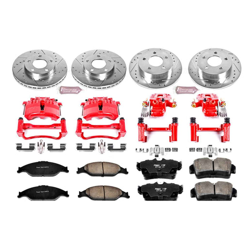 PowerStop Z23 Evolution Sport Brake Upgrade Kits with Calipers for 2003-2004 MUSTANG - KC1302A PowerStop Autoparts