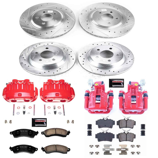 PowerStop Z23 Evolution Sport Brake Upgrade Kits with Calipers for 1994-1998 MUSTANG - KC1305D PowerStop Autoparts
