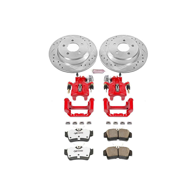 PowerStop Z26 Street Warrior Brake Upgrade Kits with Calipers for 1994-2004 MUSTANG - KC1306A-26 PowerStop Autoparts