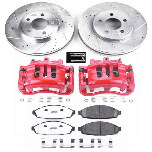 PowerStop Z26 Street Warrior Brake Upgrade Kits with Calipers KC1364-26 PowerStop Autoparts