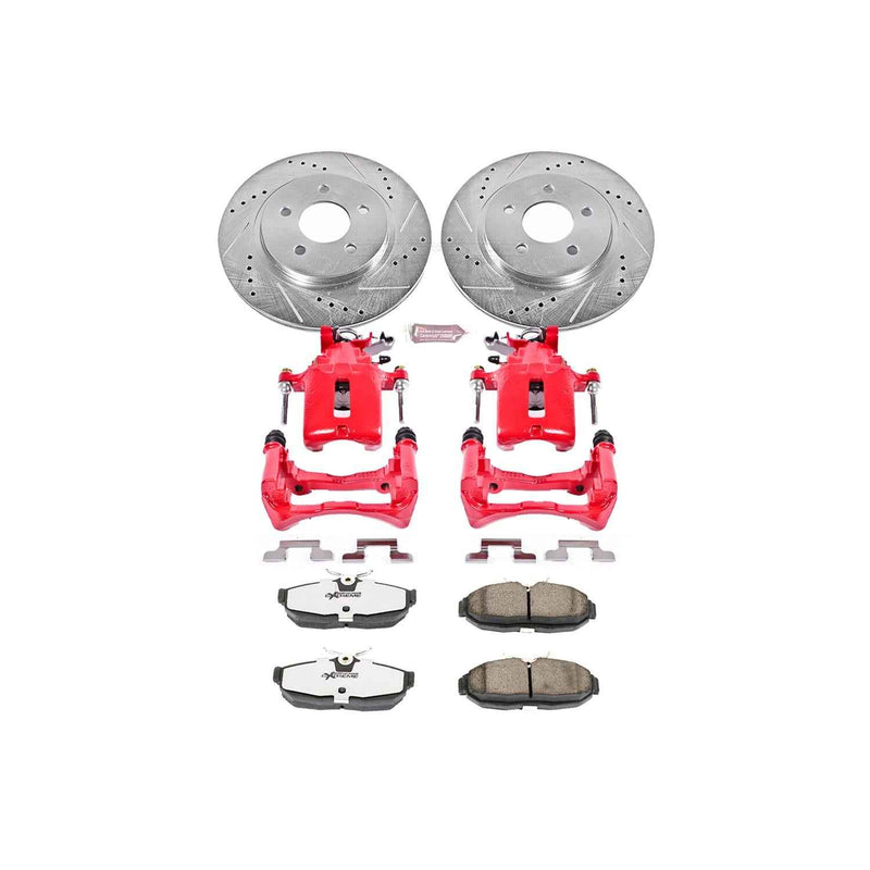 PowerStop Z26 Street Warrior Brake Upgrade Kits with Calipers for 2005-2011 MUSTANG - KC1384-26 PowerStop Autoparts