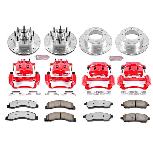 PowerStop Z36 Truck and Tow Brake Upgrade Kits with Calipers for 2003-2004 F-350 SUPER DUTY, F-250 SUPER DUTY, 2003-2005 EXCURSION - KC1393-36 PowerStop Autoparts