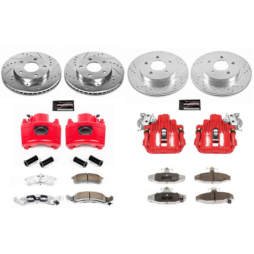 PowerStop Z26 Street Warrior Brake Upgrade Kits with Calipers for 1994-1997 CAMARO, FIREBIRD - KC1535-26 PowerStop Autoparts