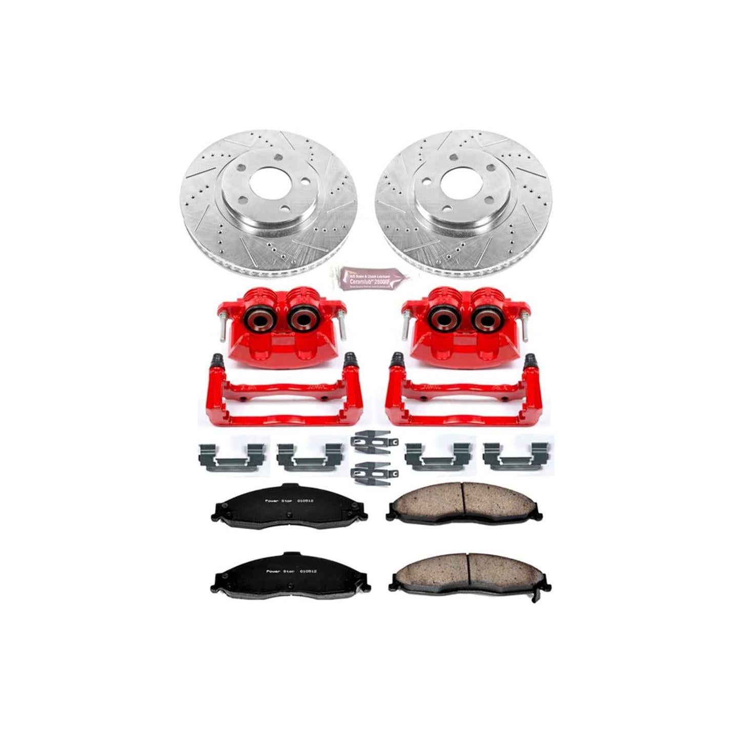 PowerStop Z23 Evolution Sport Brake Upgrade Kits with Calipers for 1998-2002 CAMARO, FIREBIRD - KC1547
