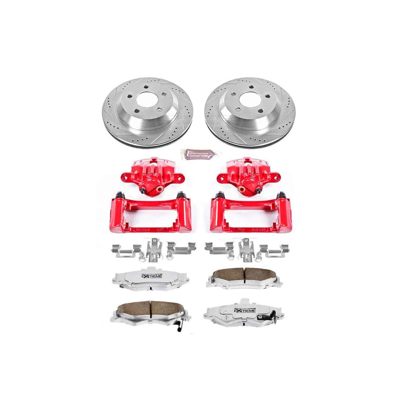 PowerStop Z26 Street Warrior Brake Upgrade Kits with Calipers for 1998-2002 CAMARO, FIREBIRD - KC1568-26 PowerStop Autoparts