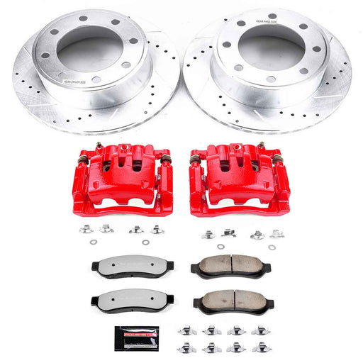 PowerStop Z36 Truck and Tow Brake Upgrade Kits with Calipers for 2007-2010 F-250 SUPER DUTY, F-350 SUPER DUTY - KC1798-36 PowerStop Autoparts