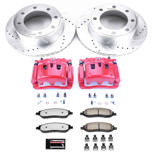 PowerStop Z36 Truck and Tow Brake Upgrade Kits with Calipers for 2005-2007 F-250 SUPER DUTY, F-350 SUPER DUTY - KC1799-36 PowerStop Autoparts