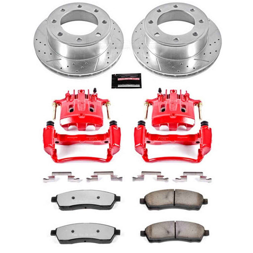 PowerStop Z36 Truck and Tow Brake Upgrade Kits with Calipers for 2000-2004 F-350 SUPER DUTY, F-250 SUPER DUTY, 2000-2005 EXCURSION - KC1890A-36 PowerStop Autoparts