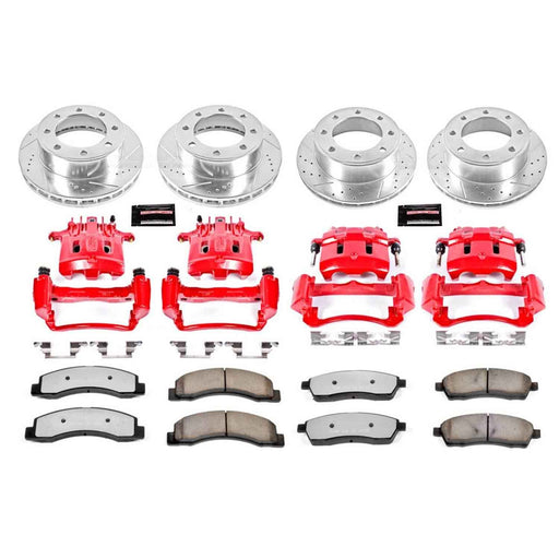 PowerStop Z36 Truck and Tow Brake Upgrade Kits with Calipers for 1999-2000 F-350 SUPER DUTY, F-250 SUPER DUTY, 2000 EXCURSION - KC1906-36 PowerStop Autoparts