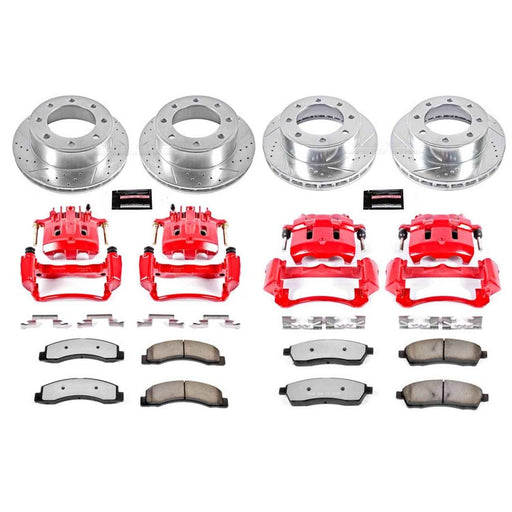 PowerStop Z36 Truck and Tow Brake Upgrade Kits with Calipers for 2000-2004 F-350 SUPER DUTY, F-250 SUPER DUTY, 2000-2005 EXCURSION - KC1906A-36 PowerStop Autoparts