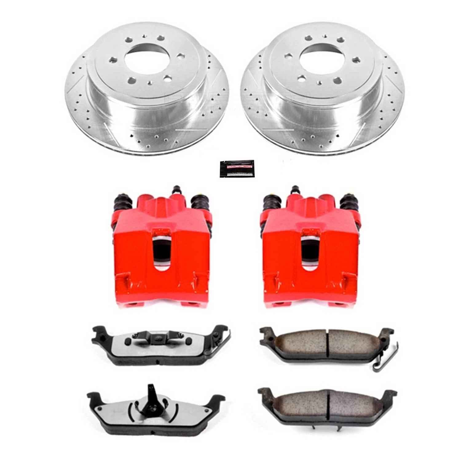 PowerStop Z36 Truck and Tow Brake Upgrade Kits with Calipers for 2004-2011 F-150, 2006-2008 MARK LT - KC1950-36