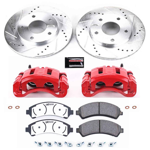 PowerStop Z36 Truck and Tow Brake Upgrade Kits with Calipers KC2004-36 PowerStop Autoparts