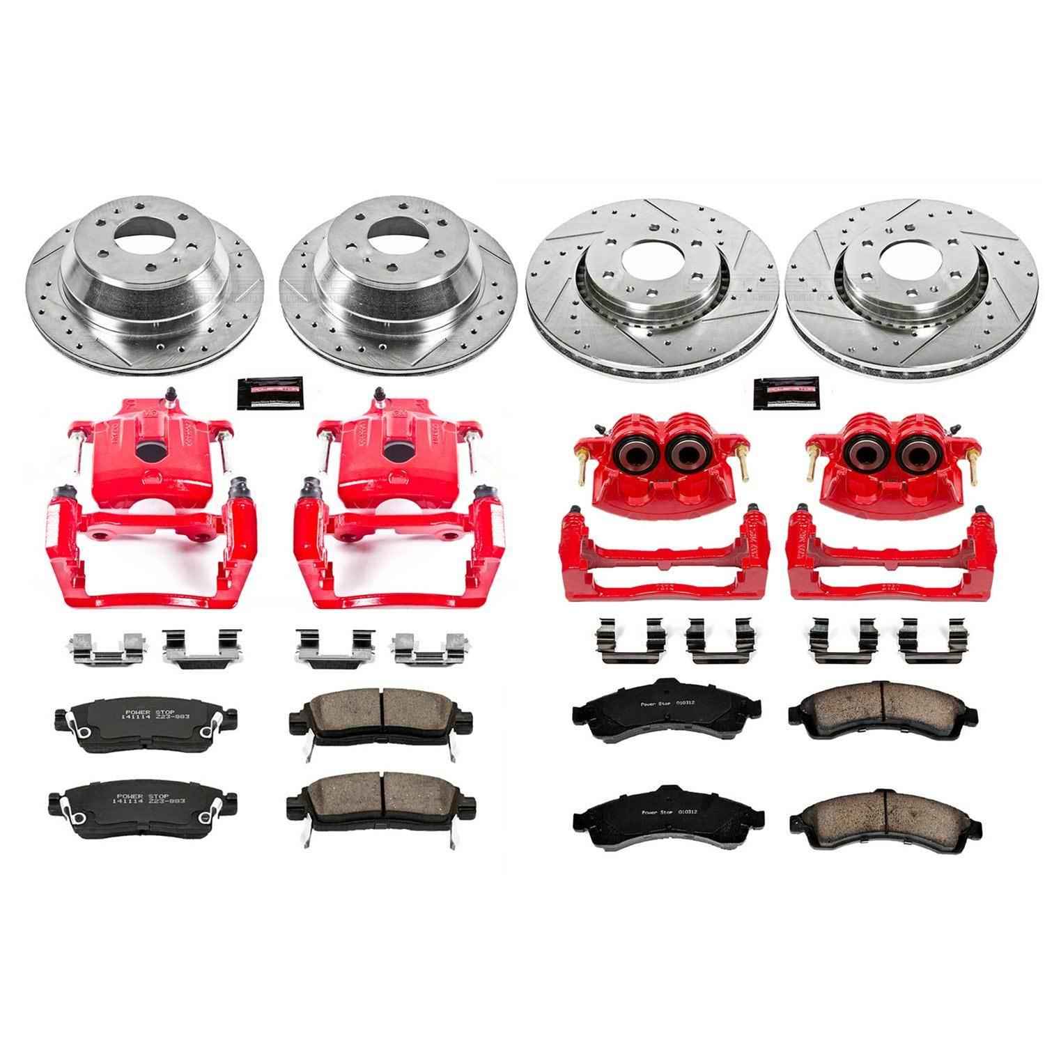 PowerStop Z23 Evolution Sport Brake Upgrade Kits with Calipers KC2062