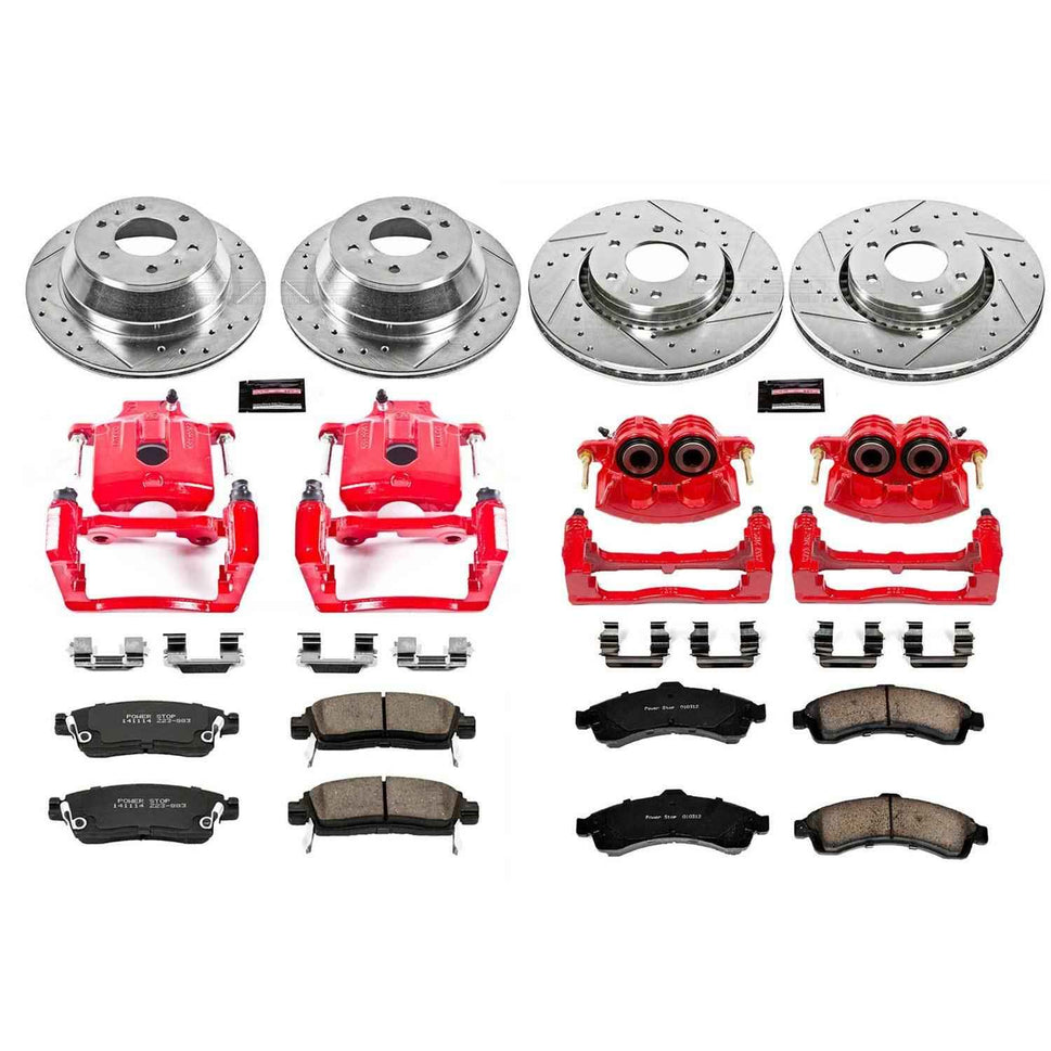PowerStop Z23 Evolution Sport Brake Upgrade Kits with Calipers KC2062