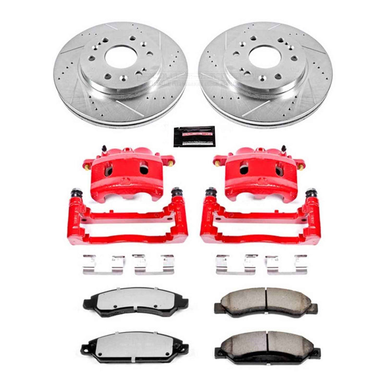 PowerStop Z36 Truck and Tow Brake Upgrade Kits with Calipers KC2067-36 PowerStop Autoparts