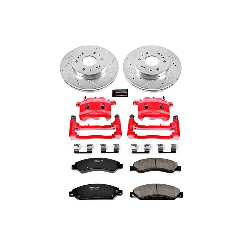 PowerStop Z23 Evolution Sport Brake Upgrade Kits with Calipers KC2067
