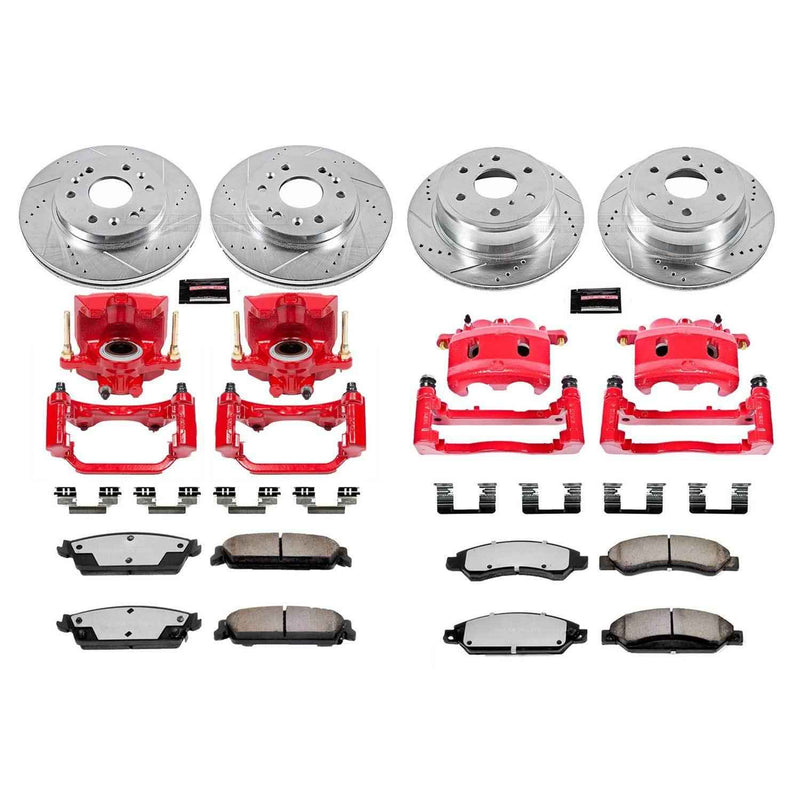 PowerStop Z36 Truck and Tow Brake Upgrade Kits with Calipers KC2068-36 PowerStop Autoparts