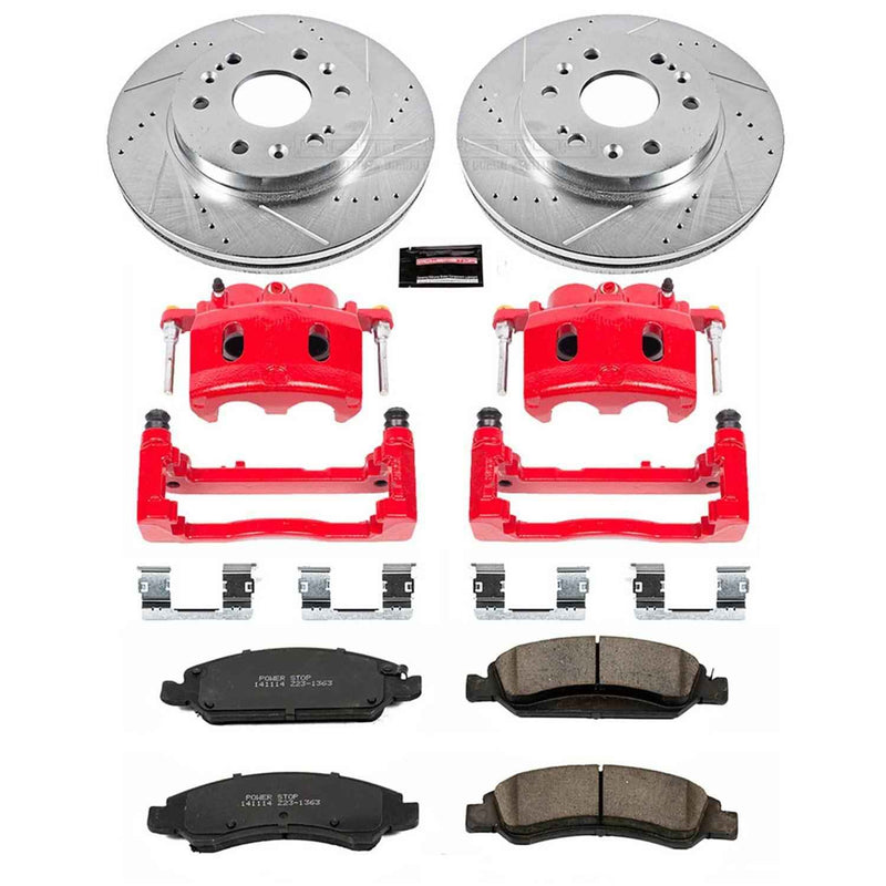 PowerStop Z23 Evolution Sport Brake Upgrade Kits with Calipers KC2069 PowerStop Autoparts