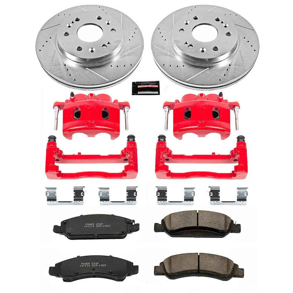 PowerStop Z23 Evolution Sport Brake Upgrade Kits with Calipers KC2069