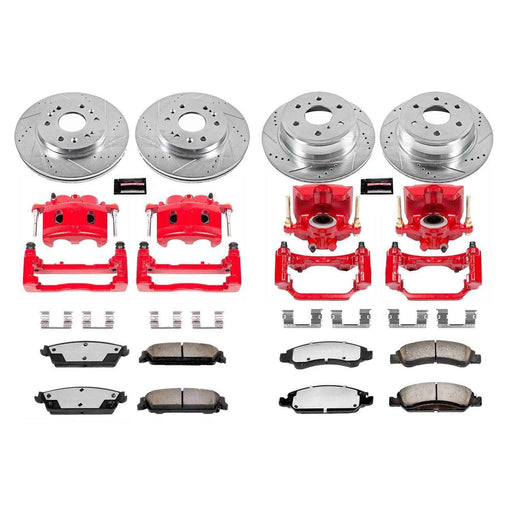 PowerStop Z36 Truck and Tow Brake Upgrade Kits with Calipers KC2070-36 PowerStop Autoparts