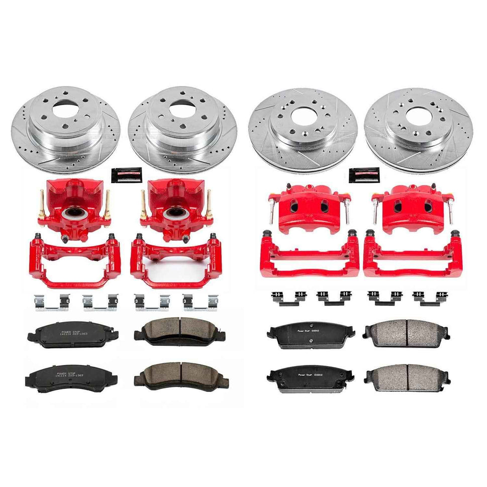 PowerStop Z23 Evolution Sport Brake Upgrade Kits with Calipers KC2070