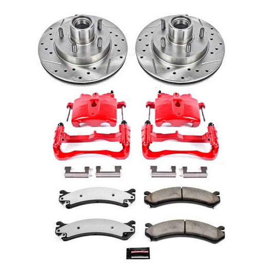 PowerStop Z36 Truck and Tow Brake Upgrade Kits with Calipers KC2071-36 PowerStop Autoparts