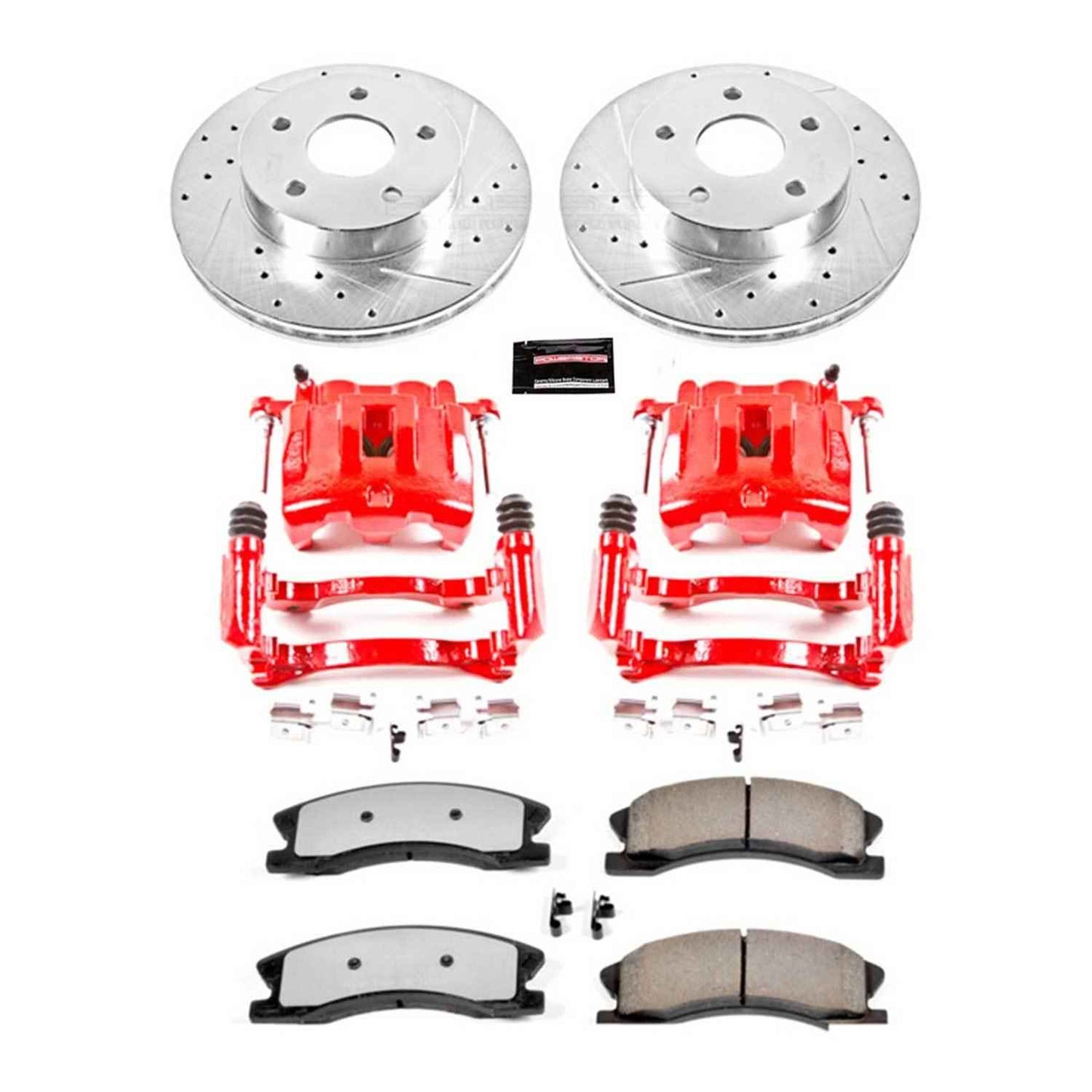 PowerStop Z36 Truck and Tow Brake Upgrade Kits with Calipers for 1999-2004 GRAND CHEROKEE - KC2149-36