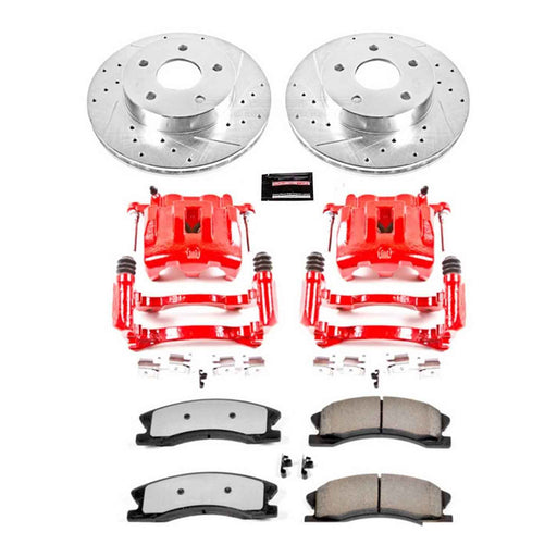 PowerStop Z36 Truck and Tow Brake Upgrade Kits with Calipers for 1999-2004 GRAND CHEROKEE - KC2149-36 PowerStop Autoparts