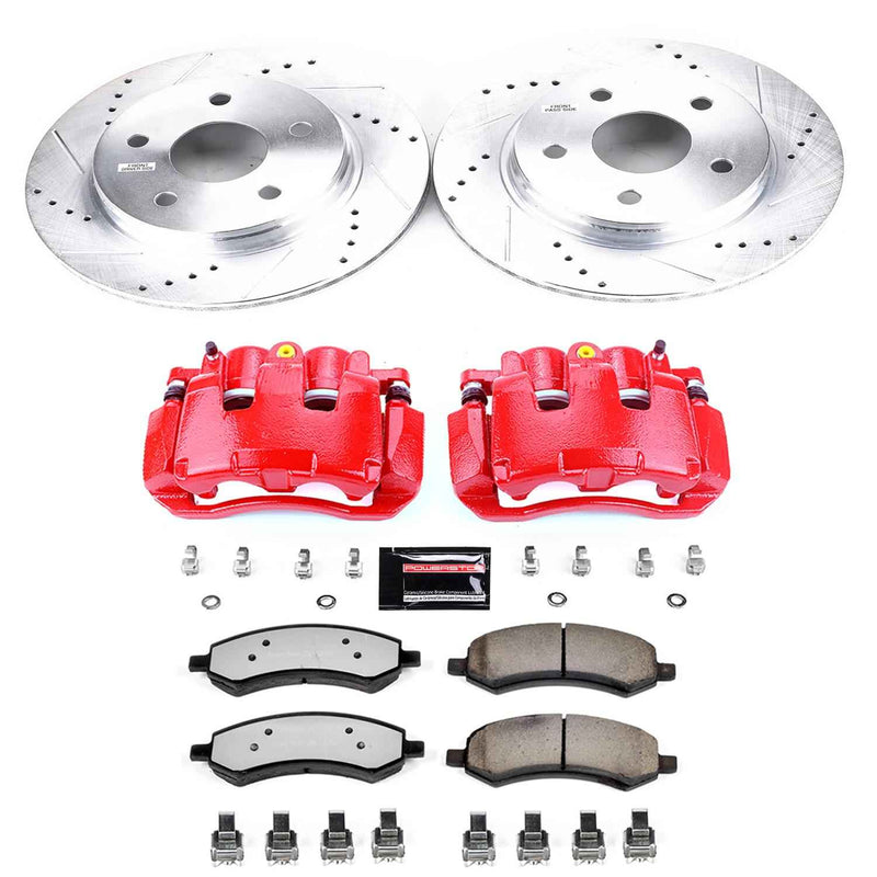 PowerStop Z36 Truck and Tow Brake Upgrade Kits with Calipers KC2163A-36 PowerStop Autoparts