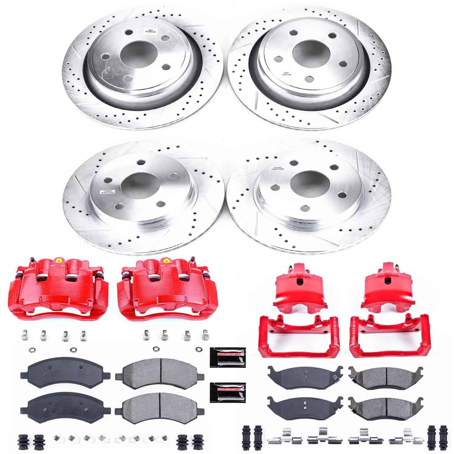 PowerStop Z23 Evolution Sport Brake Upgrade Kits with Calipers KC2164A