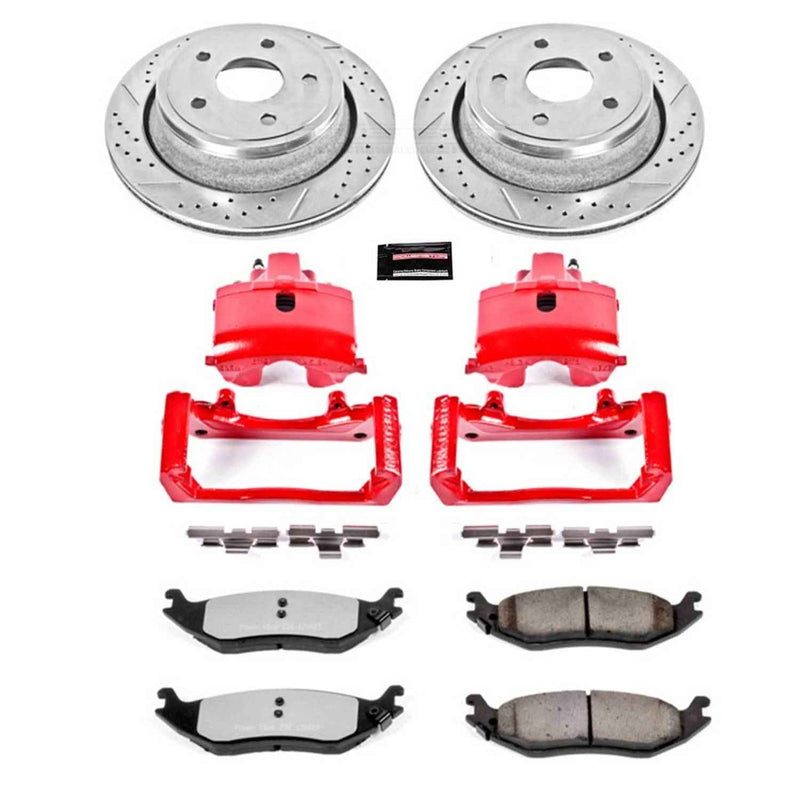 PowerStop Z36 Truck and Tow Brake Upgrade Kits with Calipers KC2172-36 PowerStop Autoparts