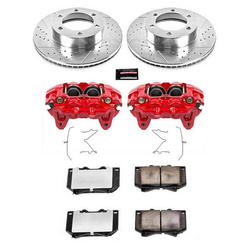 PowerStop Z36 Truck and Tow Brake Upgrade Kits with Calipers for 2001-2002 SEQUOIA, 2000-2002 TUNDRA - KC2323-36 PowerStop Autoparts